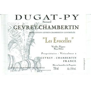 2018 Dugat-Py, Gevrey-Chambertin, Les Evocelles Tres Vieilles Vignes 3x75cl