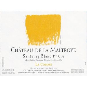 2020 Chateau de la Maltroye, Santenay Premier Cru, La Comme Blanc 6x75cl