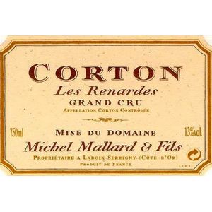 2020 Domaine Michel Mallard, Corton Grand Cru, Les Renardes 6x75cl