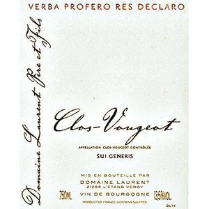 2021 Dominique Laurent, Clos de Vougeot Grand Cru, Sui Generis Vieilles Vignes 6x75cl