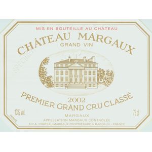 2002 Chateau Margaux Premier Cru Classe, Margaux 12x75cl