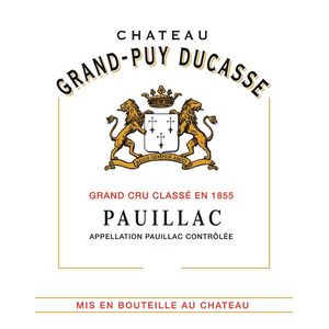 2021 Chateau Grand-Puy Ducasse 5eme Cru Classe, Pauillac 6x75cl