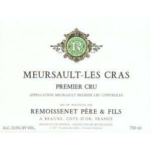 2019 Remoissenet Pere & Fils, Meursault Premier Cru, Les Cras 6x75cl