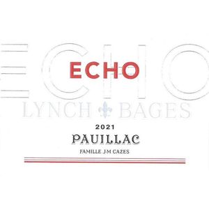 2021 Echo de Lynch-Bages, Pauillac 6x75cl