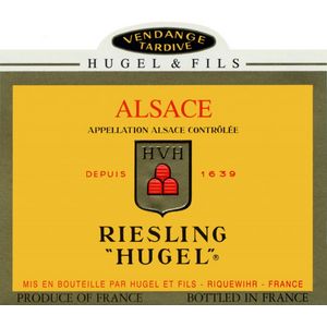 2012 Hugel, Riesling Vendange Tardive 6x75cl