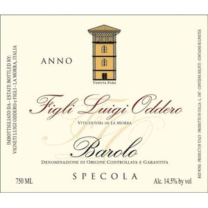 2019 Luigi Oddero, Barolo, Specola 6x75cl