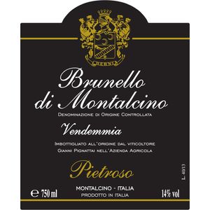 2020 Pietroso, Brunello di Montalcino 6x75cl