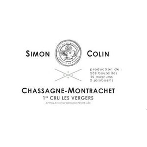 2022 Simon Colin, Chassagne-Montrachet Premier Cru, Les Vergers 6x75cl