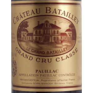 2005 Chateau Batailley 5eme Cru Classe, Pauillac 12x75cl