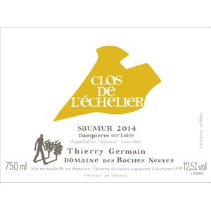 2020 Thierry Germain (Roches Neuves), Saumur, Clos l'Echelier 6x75cl
