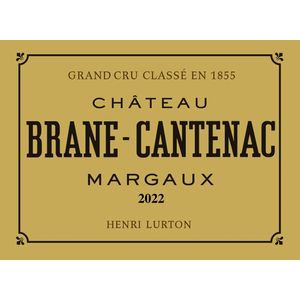 2022 Chateau Brane-Cantenac 2eme Cru Classe, Margaux 3x150cl