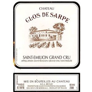 2020 Chateau Clos de Sarpe Grand Cru Classe, Saint-Emilion Grand Cru 6x75cl