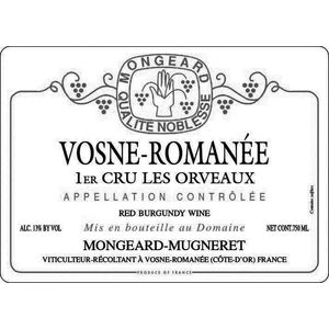2017 Mongeard Mugneret, Vosne-Romanee Premier Cru, En Orveaux 6x75cl