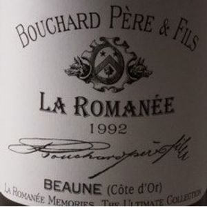 1992 Bouchard Pere et Fils, La Romanee Grand Cru, Memories, The Ultimate Collection 1x150cl