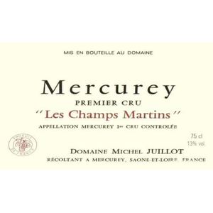 2020 Michel Juillot, Mercurey Premier Cru, Les Champs Martin Rouge 6x75cl