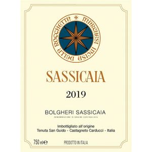 2019 Sassicaia, Tenuta San Guido, Bolgheri 6x75cl