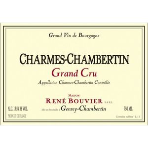 2019 Rene Bouvier, Charmes-Chambertin Grand Cru 3x75cl