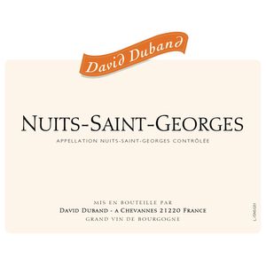 2019 David Duband, Nuits-Saint-Georges, Rouge 6x75cl