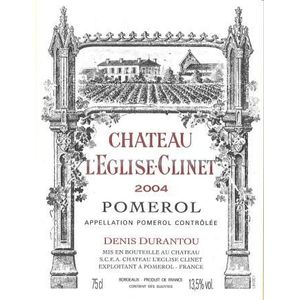 2004 Chateau L'Eglise-Clinet, Pomerol 12x75cl