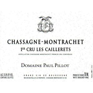 2019 Domaine Paul Pillot, Chassagne-Montrachet Premier Cru, Cailleret 6x75cl