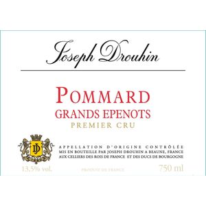 2019 Joseph Drouhin, Pommard Premier Cru, Grands Epenots 6x75cl