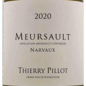 2020 Thierry Pillot, Meursault, Les Narvaux 6x75cl