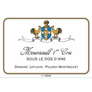 2015 Domaine Leflaive, Meursault Premier Cru, Sous le dos d'Ane 6x75cl