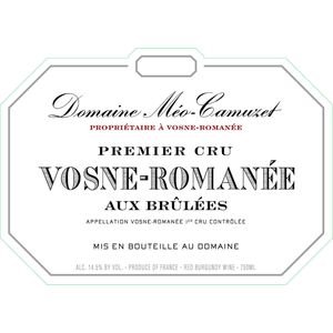 2022 Domaine Meo Camuzet, Vosne-Romanee Premier Cru, Aux Brulees 1x75cl