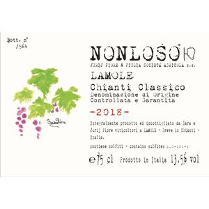 2018 Jurij Fiore & Figlia, Chianti Classico, Nonloso Lamole 6x75cl