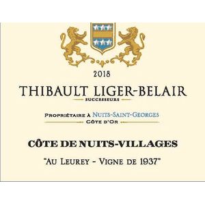 2018 Thibault Liger-Belair, Cote de Nuits-Villages, Au Leurey Vigne de 1937 6x75cl