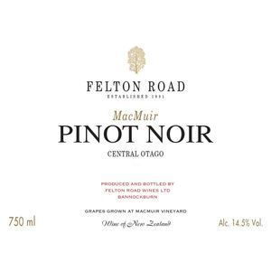 2022 Felton Road, MacMuir Pinot Noir, Central Otago 6x75cl