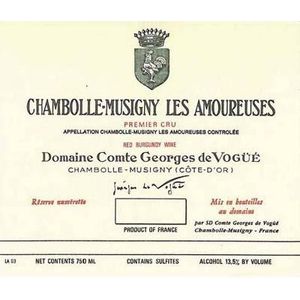2016 Domaine Comte Georges de Vogue, Chambolle-Musigny Premier Cru, Les Amoureuses 6x75cl