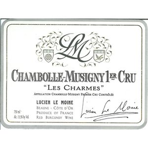 2017 Lucien Le Moine, Chambolle-Musigny Premier Cru, Les Charmes 6x75cl