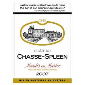 2007 Chateau Chasse-Spleen, Moulis en Medoc 6x150cl