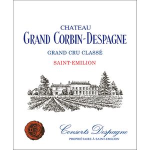 2020 Chateau Grand Corbin-Despagne Grand Cru Classe, Saint-Emilion Grand Cru 12x75cl