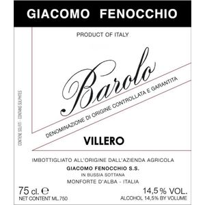 2021 Giacomo Fenocchio, Barolo, Villero 6x75cl