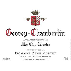 2015 Domaine Denis Mortet, Gevrey-Chambertin, Mes Cinq Terroirs 6x75cl