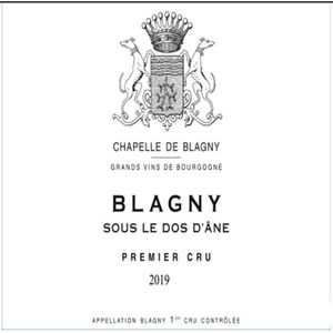 2019 Chapelle de Blagny, Meursault Premier Cru, Blagny Sous le Dos d'Ane 6x75cl