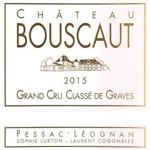 2015 Chateau Bouscaut, Rouge Cru Classe, Pessac-Leognan 6x150cl