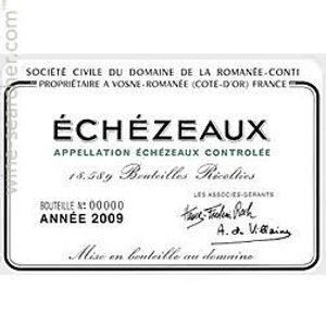 2009 Domaine de la Romanee-Conti, Echezeaux Grand Cru 6x75cl