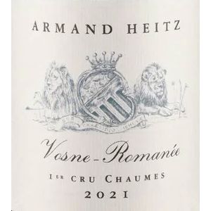 2021 Armand Heitz, Vosne-Romanee Premier Cru, Les Chaumes 6x75cl
