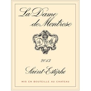 2013 La Dame de Montrose, Saint-Estephe 3x150cl