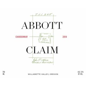 2018 Abbott Claim, Chardonnay, Willamette Valley 12x75cl