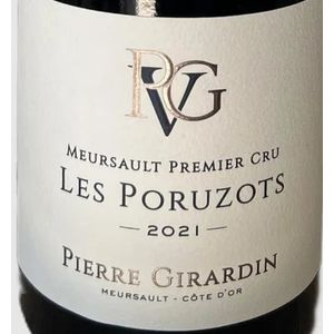 2021 Pierre Girardin, Meursault Premier Cru, Porusot 6x75cl
