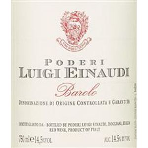 2020 Poderi Luigi Einaudi, Barolo 6x75cl