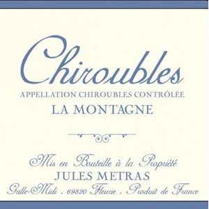 2018 Jules Metras, Chiroubles, La Montagne 12x75cl