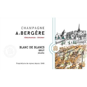 NV A. Bergere, Solera Blanc de Blancs Brut, Champagne 6x75cl