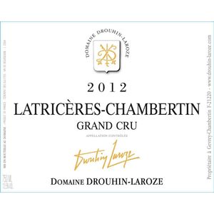 2012 Domaine Drouhin Laroze, Latricieres-Chambertin Grand Cru 6x75cl