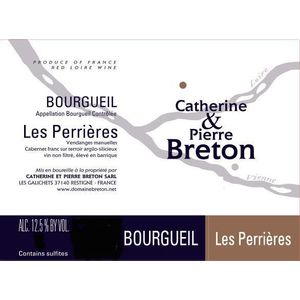 2019 Catherine et Pierre Breton, Bourgueil, Perrieres 3x150cl