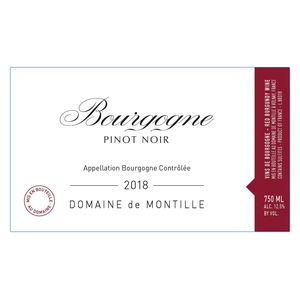 2018 Domaine de Montille, Bourgogne, Pinot Noir 12x75cl